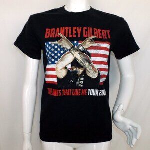 BRANTLEY GILBERT Concert Tshirt, S, Black, The Ones That Like Me, 2018, SS